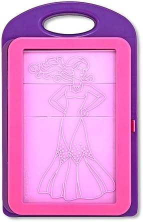 Melissa & Doug Fashion Design Activity Kit w/ 9 Double Sided Textured Fashion Plates & 1 Scratch Art Mini-Pad Bundle (04312)