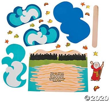 Parting of The Red Sea Ck- 12 - Crafts for Kids and Fun Home Activities