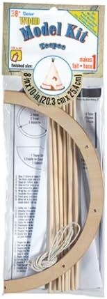 Darice 9184-11 Wood Tepee Kit