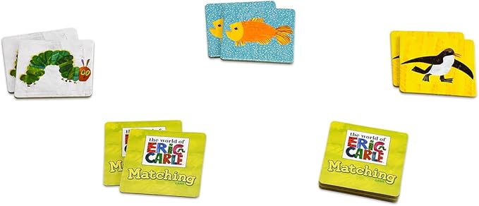 Wonder Forge Eric Carle Matching Game For Boys & Girls Age 3 To 5 - A Fun & Fast Animal Memory Game