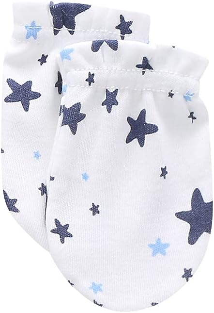 Unisex Baby Cotton Scratch Mittens For Newborn Baby Boys Girls Mittens Accessory 0-6 Months