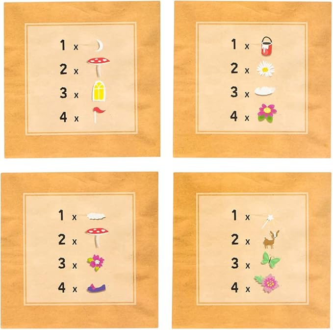 Tiger Tribe: Magic Water Painting World - Fairy Garden - 4 Reusable Cards, Scene Reveal, Mess-Free Water Coloring, Seek & Find Activities, Kids Age 1+