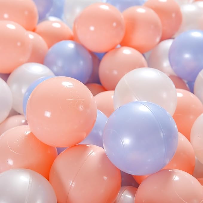 GOGOSO Ball Pit Balls for Toddles, Kids Plastic Balls for BallPit, Pool, Baby Party Accessories, Birthday Decoration 50 100 200 500 1000