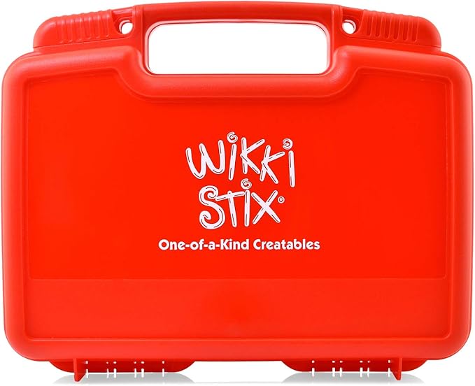 Wikki Stix Traveler, Kids Travel Essential, 144, Red Carrying Case