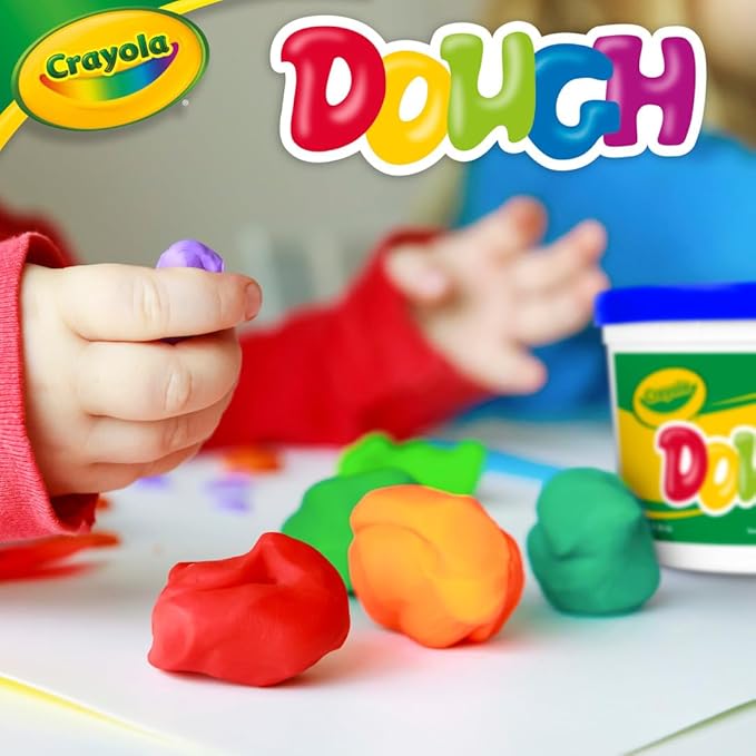 Crayola Modeling Dough, Blue, Bulk Classroom & Art Supplies For Kids, 3lb, Resealable Bucket