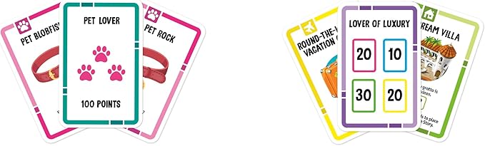 Hasbro The Game of Life Goals Card Game - Quick-Playing Family Game for 2-4 Players Ages 8 and Up