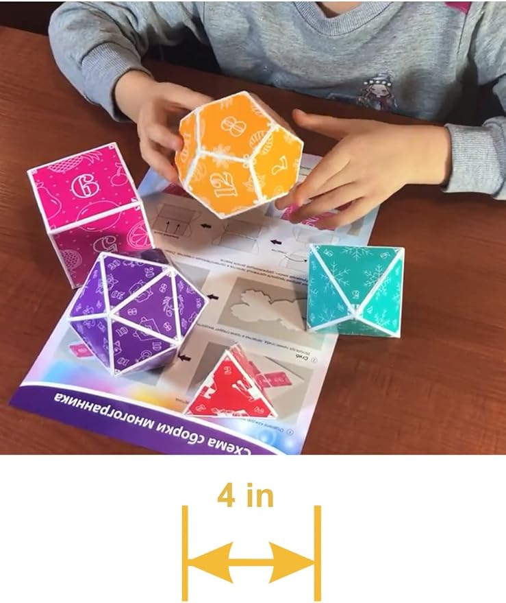 Polyhedra Magic Edges. Set #4 / The Simplest Polyhedra. 3D Paper Model Kits. Platonic Solids. Archimedean Solids. Prisms. Pyramids.