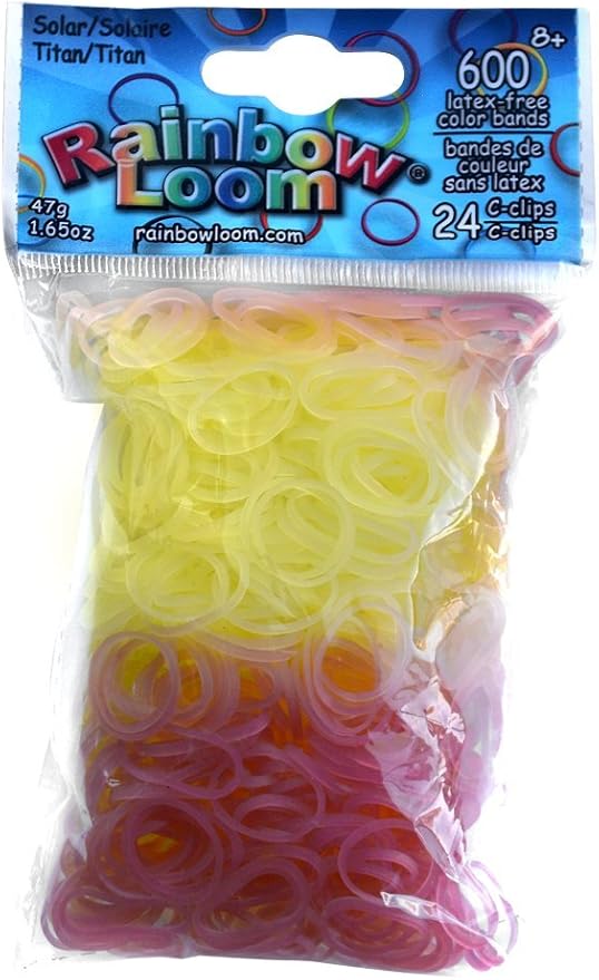 Rainbow Loom- Color Changing Bands- Solar Titan