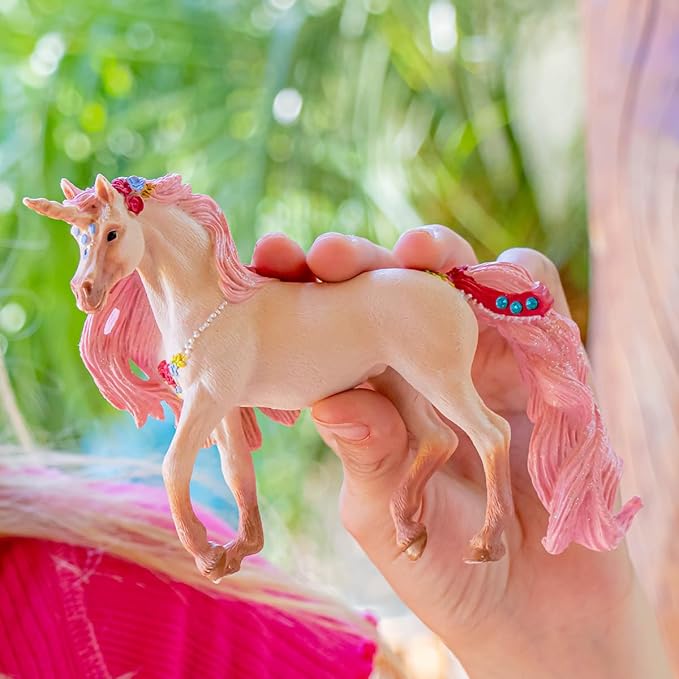Schleich bayala Animal Figurine, Unicorn Toys for Girls and Boys 5-12 years old, Decorated Unicorn Mare