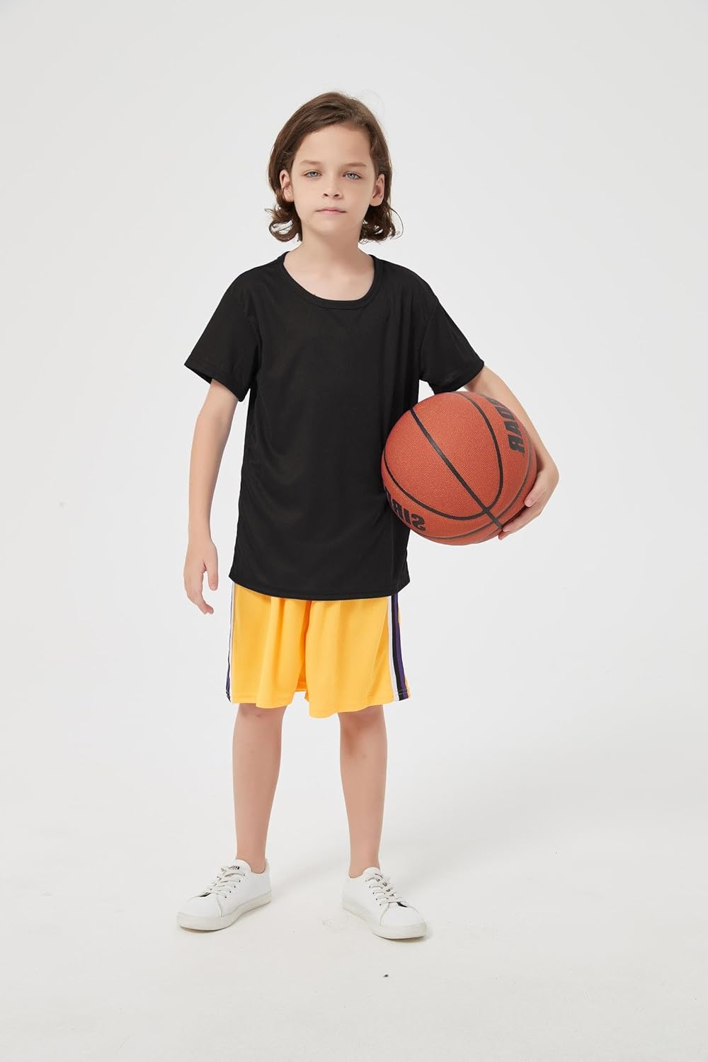 6-Pack Boys Athletic T-Shirts Quick Dry Short-Sleeve Tops Youth Moisture Wicking Running Sports T-Shirts(4-18 Years)