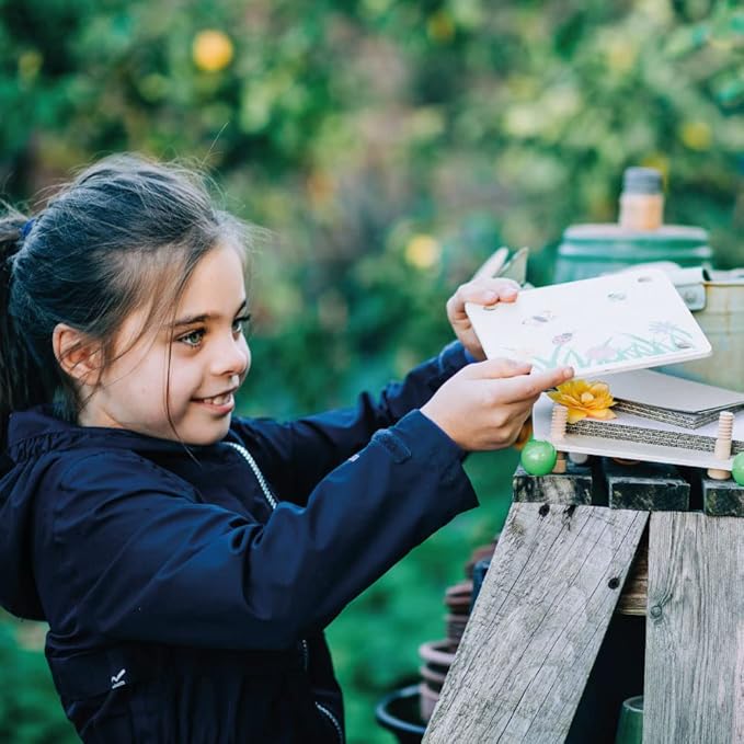 Bigjigs Toys, Wooden Flower Press, Wooden Toys, Flower Press for Children, Flower Press Kit, Flower Press, Arts and Crafts, Kids Crafts, Wooden Toys for 3 Year Olds