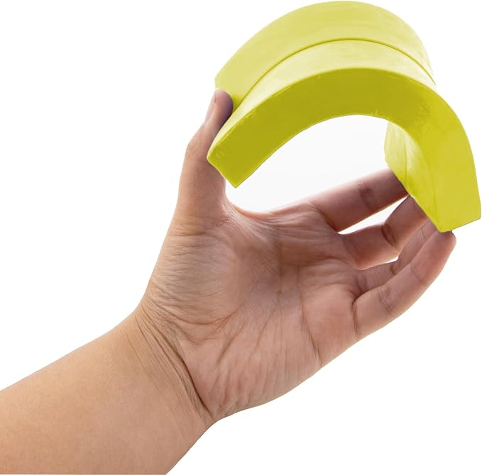 BAZIC Modeling Clay Yellow Color 1 LB, Modeling Dough Art Craft Non Toxic Gift for Artist Kids, Bulk for Classroom, 1-Pack