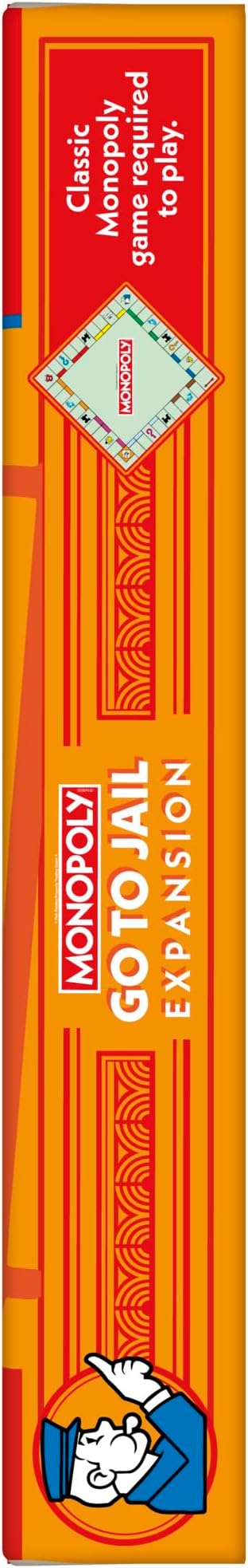 Monopoly Go to Jail Expansion | Add More Fun to Classic Monopoly Game and Play Faster | Ages 8+ | 2-6 Players | 40 Mins. | Family Board Games