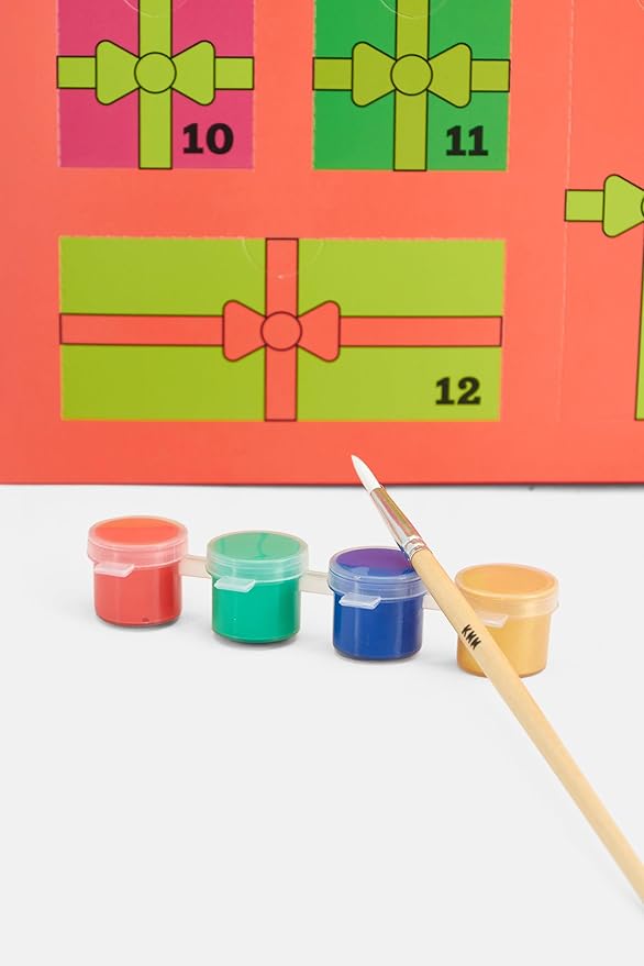 Kid Made Modern 12 Days of Christmas Themed Kids Craft Kits Ages 6+ - Fun Christmas Activities for Boys & Girls - Complete Arts and Crafts Kit to Create Xmas Ornaments for Gifts or Decorations