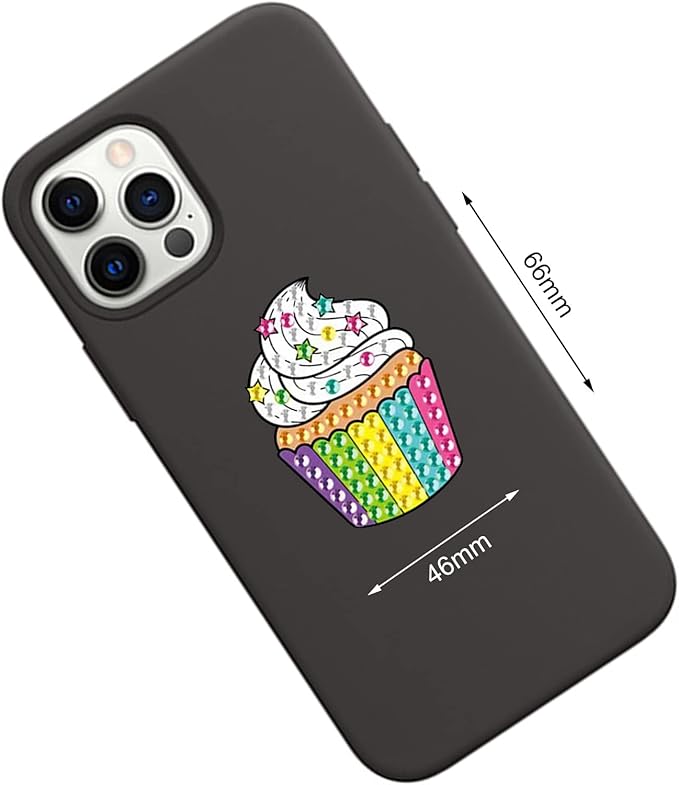 MEIEST 5D Diamond Art Painting Stickers Kits for Kids and Adult Beginners,Fun DIY Unicorn and Ice-Cream Mosaic Stickers by Numbers Kits,Creative Arts and Crafts Set and Handmade Gift