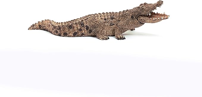 Schleich Wild Life, Realistic Wild Animal Toy for Boys and Girls, Crocodile Toy Figurine with Movable Jaw