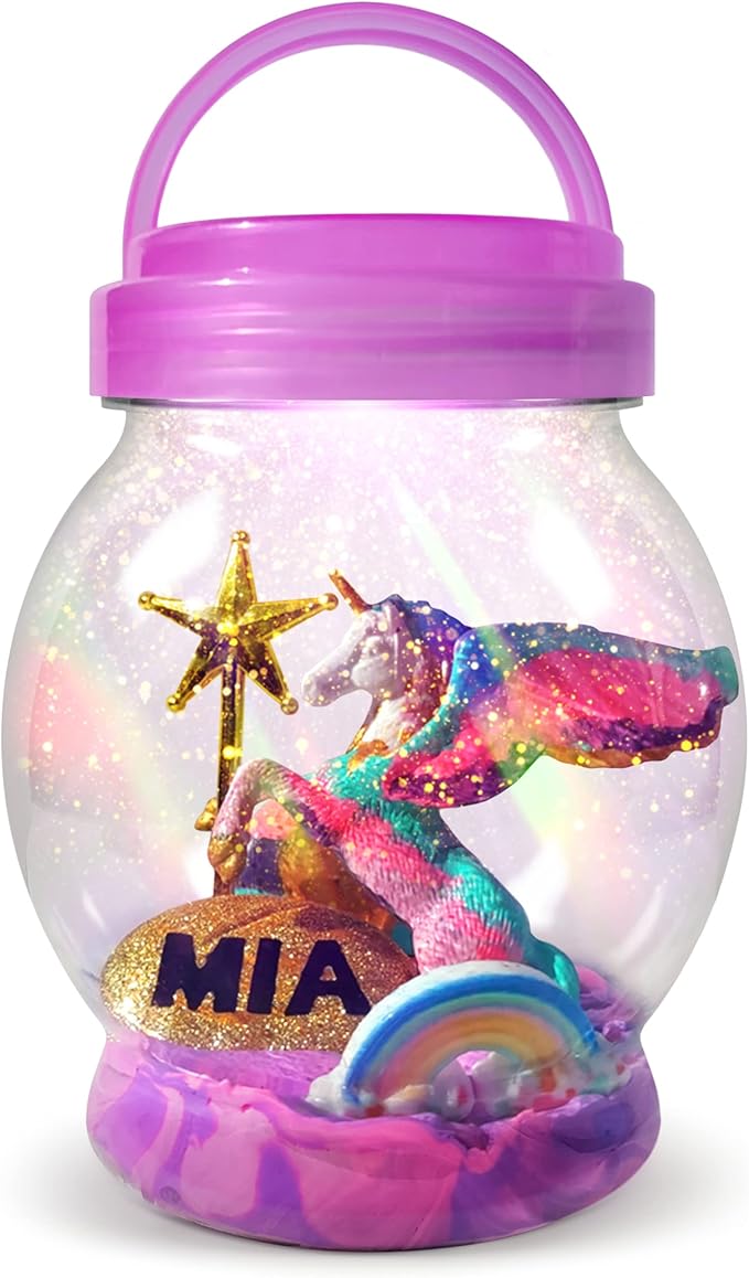 Make Your Own Unicorn Night Light Arts and Crafts for Kids, DIY Unicorns Gifts for Girls Ages 2 3 4 5 6 7 8 Years Old, Kids Art Kit Project