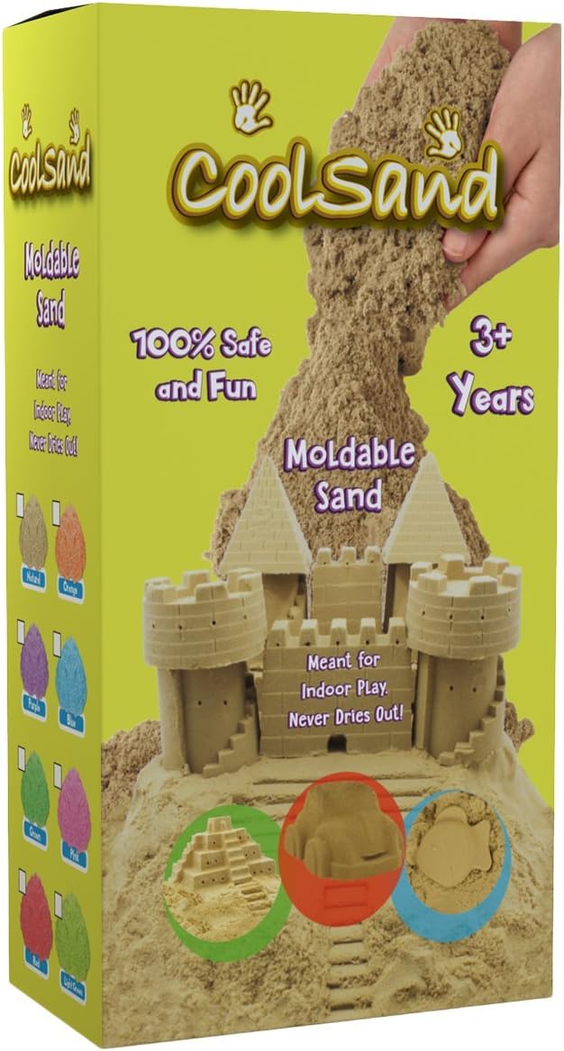 Red 2 Pound Refill Pack - Moldable Indoor Play Sand in Resealable Bag