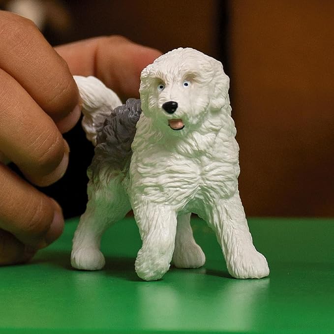 Schleich Farm World New 2024 Farm Animal Toy Old English Sheepdog Dog Figurine