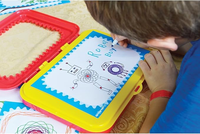 Spirograph Jr. — Jumbo Sized Gears Classic Retro Toy For Spiral Drawing Art Design Toy Kit for Smaller Hands — For Kids Ages 3 and Up