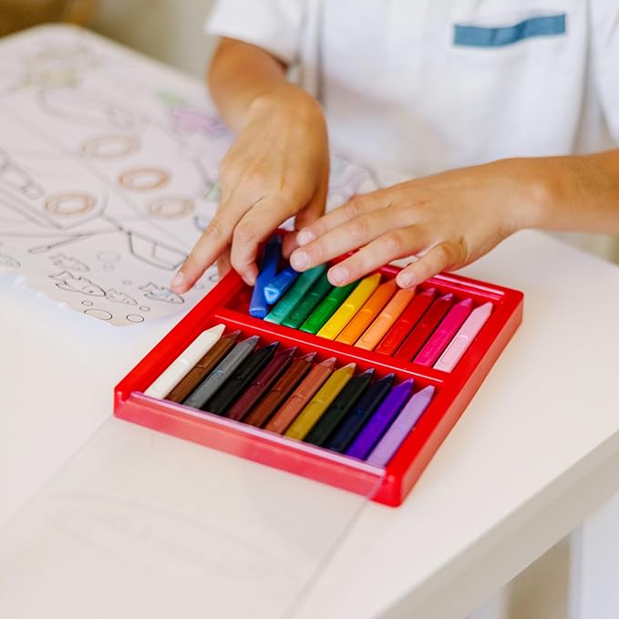 Melissa & Doug Jumbo Coloring Pad: Vehicles - 50 Pages of White Bond Paper (11 x 14 inches)