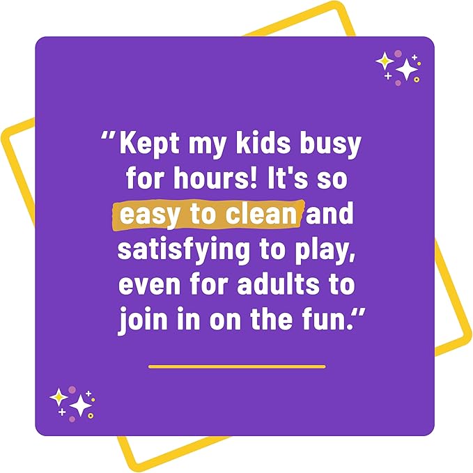 Kinetic Sand, Sandbox Set with 1lb Purple Play Sand, 4 Tools & Molds, Storage, Sensory Toys for Kids Ages 3 and up