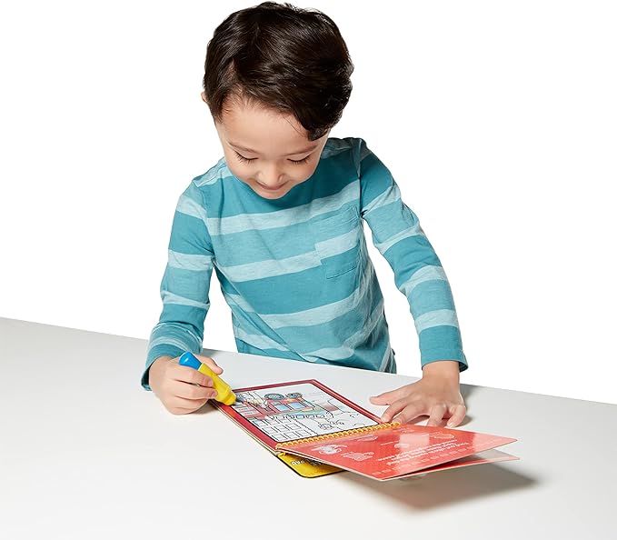 Melissa & Doug On the Go Water Wow! Reusable Water-Reveal Activity Pad - Vehicles - FSC Certified