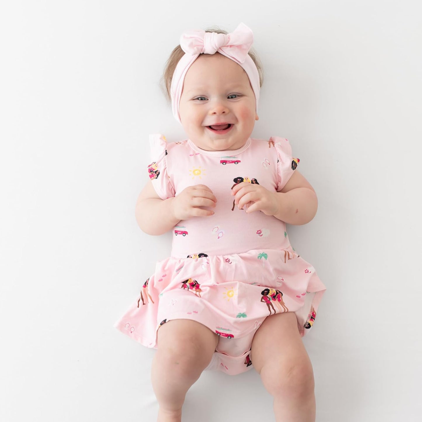 KYTE BABY Rayon Made from Bamboo Twirl Bodysuit Dress