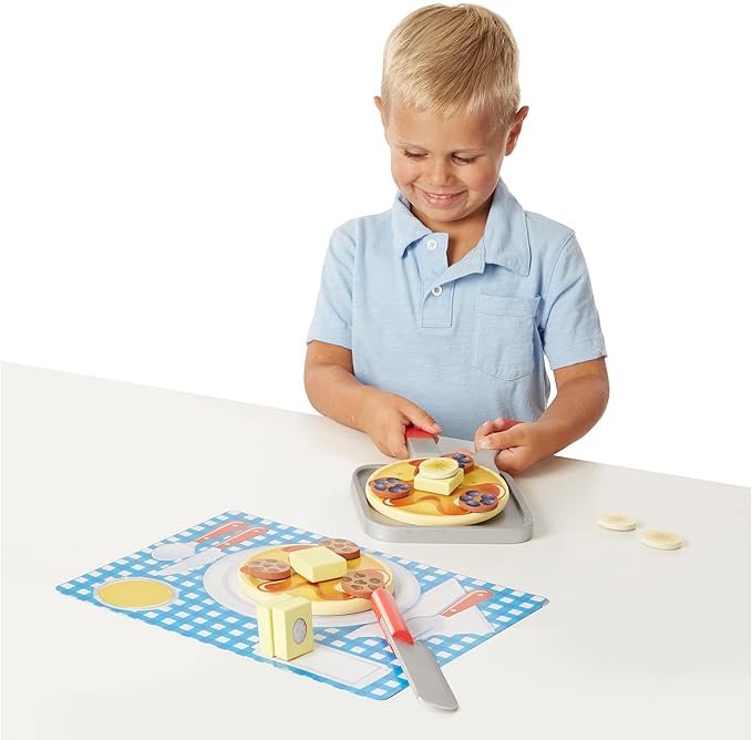 Melissa & Doug Flip and Serve Pancake Set Pretend Play Play Food 3+ Gift for Boy or Girl