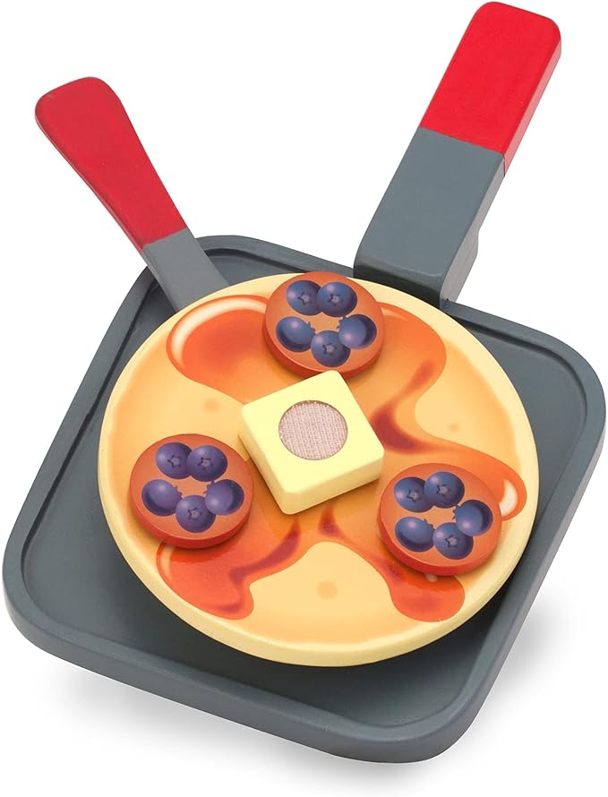 Melissa & Doug Flip and Serve Pancake Set Pretend Play Play Food 3+ Gift for Boy or Girl