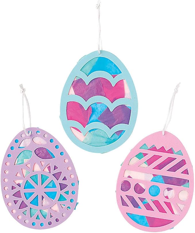 Fun Express Foam SUNCATCHER Easter Egg CK-12