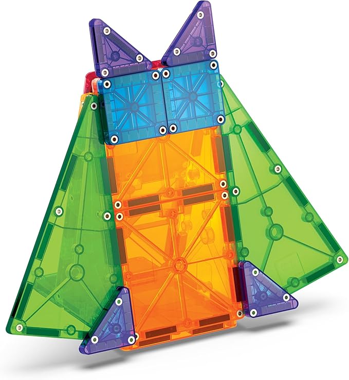 MAGNA-TILES Combo 20-Piece Magnetic Construction Set, The Original Magnetic Building Brand
