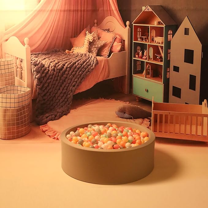 GOGOSO Ball Pit Balls,Plastics Balls for Ball Pit, Stars Hearts Shape for PastelBall for Toddlers Kids