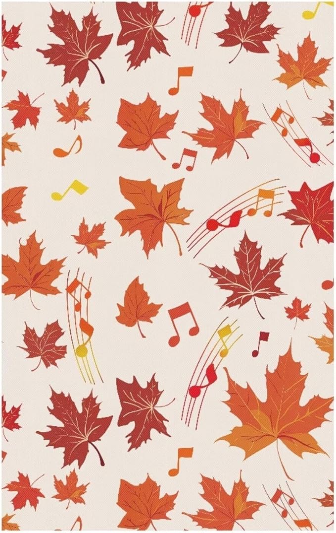 Maple Leaves Headrest Covers for Recliners Soft Chair Headrest Cover Wear Resistant Sofa Head Protector for Home Couch Loveseats Decoration 2 Pack