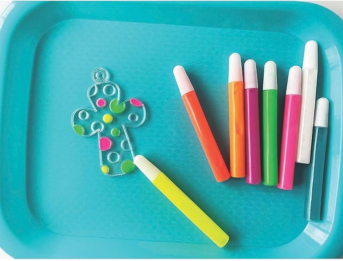 Religious Paint Your Own Suncatchers - Crafts for Kids and Fun Home Activities (Cross)