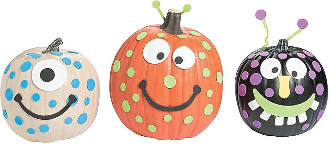 Foam Monster Pumpkin Decorating Craft Kit -12 - Crafts for Kids and Fun Home Activities
