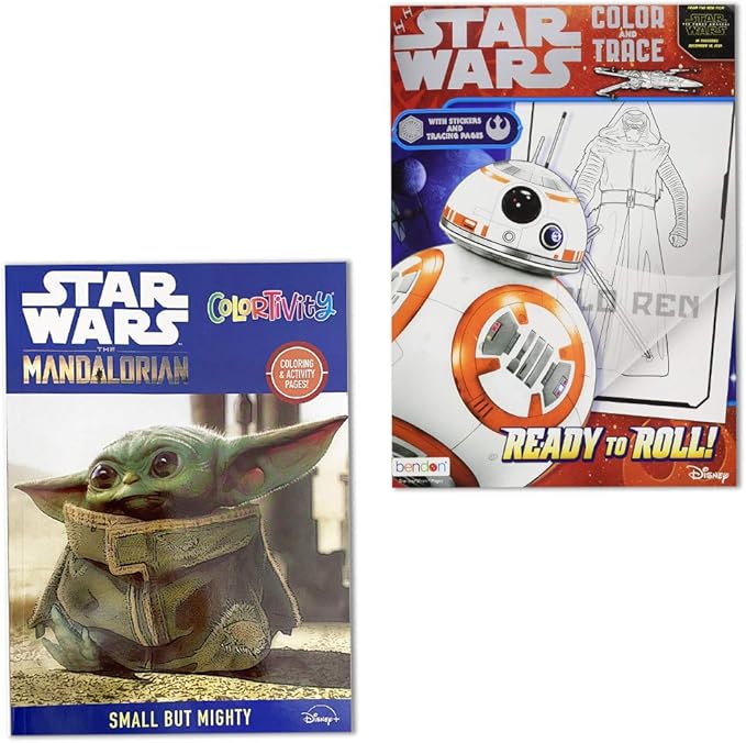 Star Wars Coloring Book Ultimate Set ~ Bundle Includes 4 Jumbo Books with Over 250 Pages (Star Wars Party Supplies)