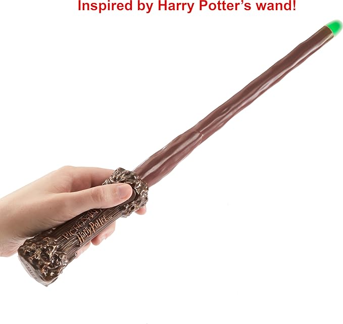 Mattel Games Pictionary Air Harry Potter Family Game for Kids & Adults with Light Wand & Themed Picture Clue Cards