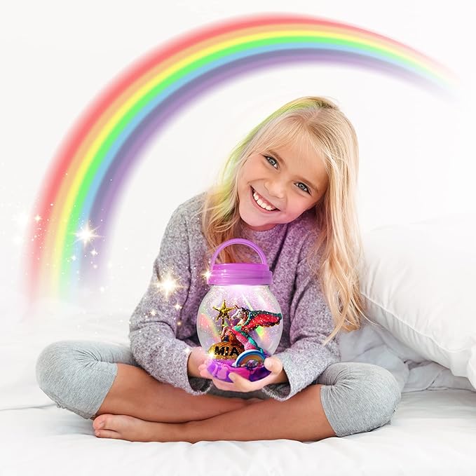Make Your Own Unicorn Night Light Arts and Crafts for Kids, DIY Unicorns Gifts for Girls Ages 2 3 4 5 6 7 8 Years Old, Kids Art Kit Project