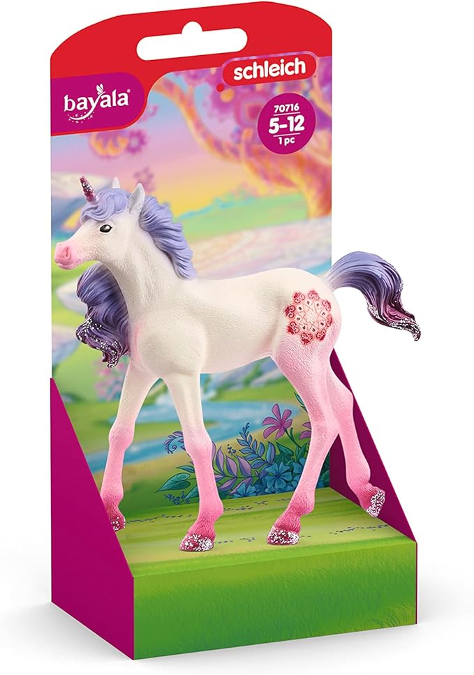 Schleich bayala, Unicorn Toys, Unicorn Gifts for Girls and Boys 5-12 Years Old, Mandala Unicorn Foal