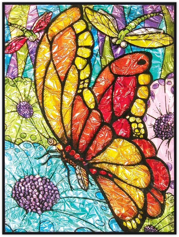 Royal & Langnickel Royal Brush FPBN-1 8" X 10" 8'X10 Foil Painting by Numbers Butterflies