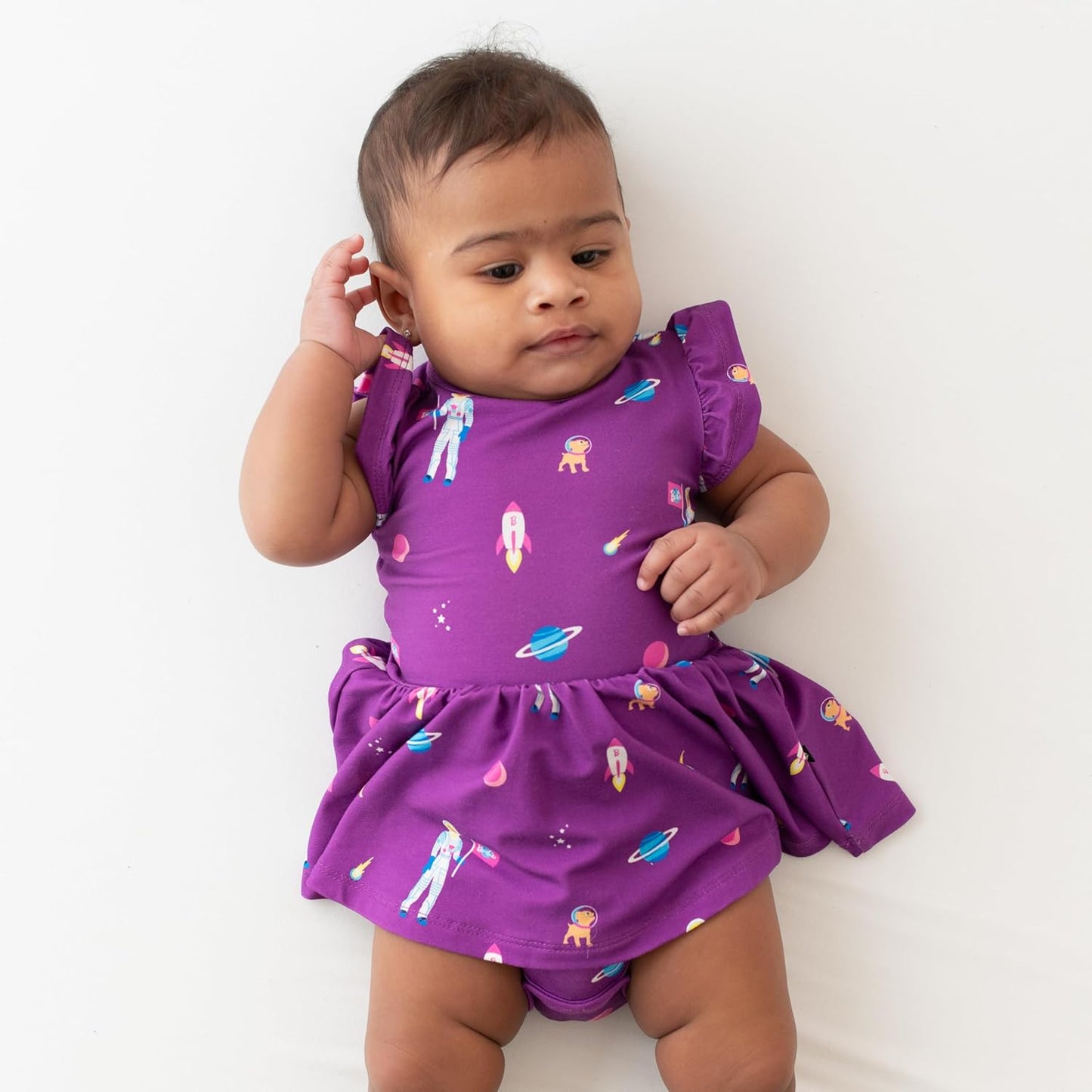 KYTE BABY Rayon Made from Bamboo Twirl Bodysuit Dress
