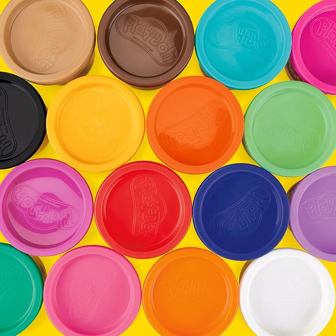 Play-Doh Modeling Compound 36-Pack Case of Colors, Non-Toxic, 3 Oz Cans of Assort. Colors, Back to School Classroom Supplies, Preschool Toys, Ages 2+ (Amazon Exclusive)