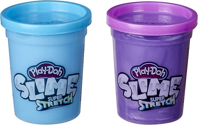 Play-Doh Foam and Play-Doh Slime Kit: Super Cloud Slime, HydroGlitz, Super Stretch, and Krackle 13 Multipack Bundle of Cool Colors, Kids Party Favors, Non-Toxic (Amazon Exclusive)