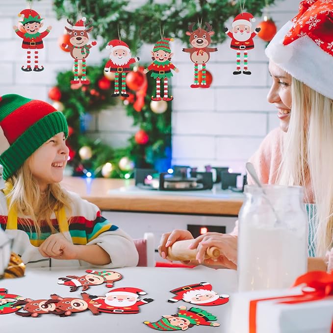 Valentine's Day Sign Craft Kits Kids Beads DIY Wood Ornament Holiday Party Favors Art Activities Decoration Making Red Green Beaded Supply Gifts Projects Assembly Game Themed Boys Girls