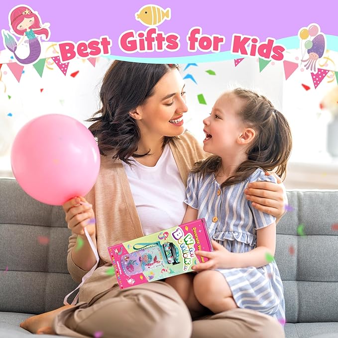 ZapWhiz Arts and Crafts for Kids Age 4-12,Water Bottle for Girls Mermaid Toys for Girls Diamond Painting Kits for Kids,Return Gifts for Birthday Party 4 5 6 7 8-12 Year Old Girls Gifts