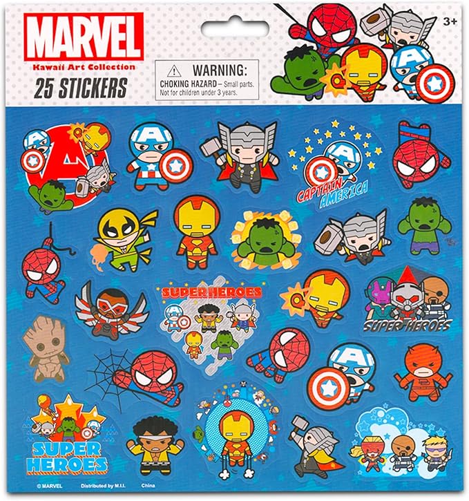 Marvel Heroes Premier Puzzles - Bundle with 3 Assorted 48 Piece Avengers Puzzles Plus Avengers Stickers and More (Superhero Puzzles)