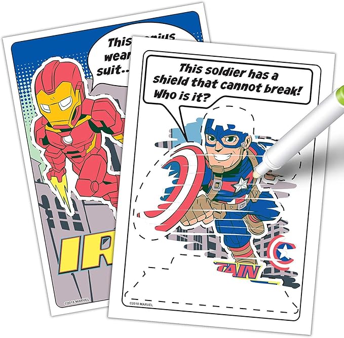 Marvel Super Hero Adventures Imagine Ink Coloring Book Activity Set ~ No Mess Magic Ink Activity Book with Avengers Stickers and Temporary Tattoos (Superhero Coloring Books)