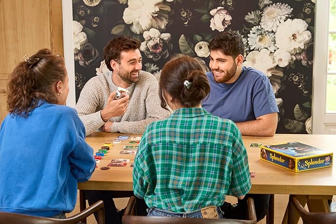 Splendor Board Game (Packaging May Vary) - Master The Art of Wealth and Prestige! - Engaging Gem Minding Strategy Game for Kids & Adults, Ages 10+, 2-4 Players, 30 Min Playtime, Made by Space Cowboys