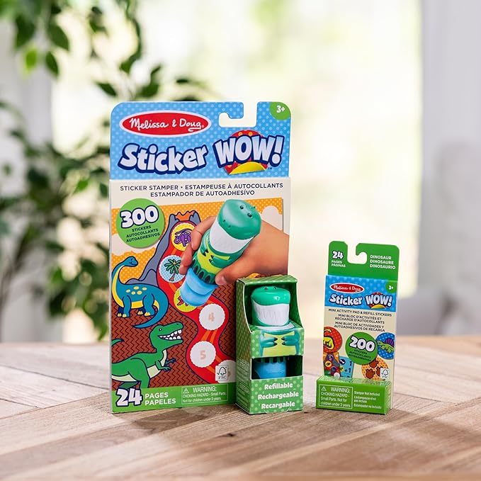 Melissa & Doug Sticker Wow! Dinosaur Bundle